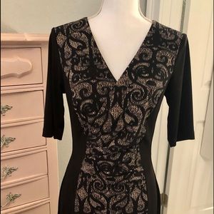 Beautiful Black and Tan dress